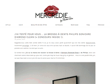 Tablet Screenshot of mercredie.com